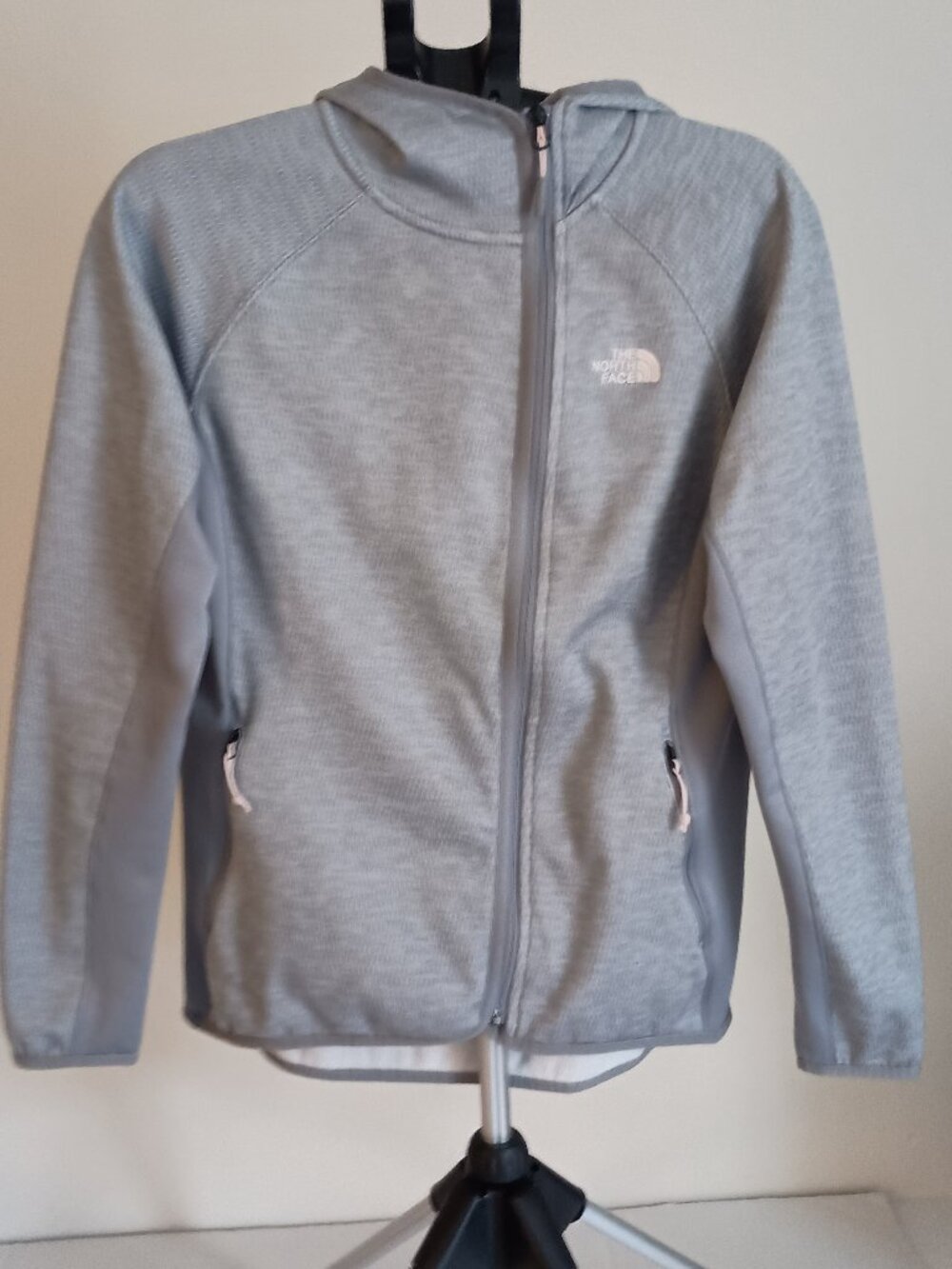 The North Face Gray Hoodie Lightweight Jacket Women’s Size L - Picture 8 of 16